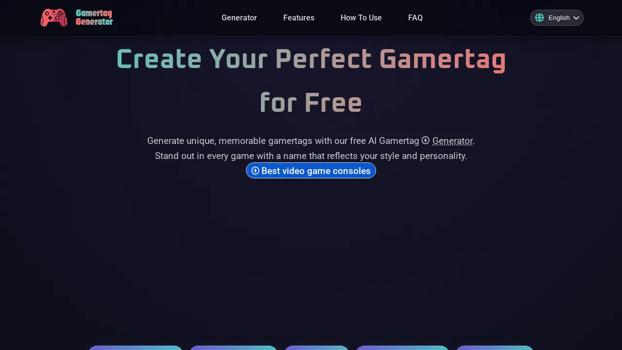 Gamertag Generator screenshot