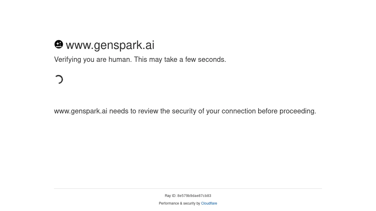 GenSpark Finance screenshot