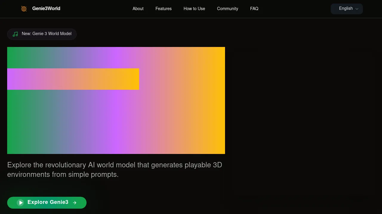Genie3World