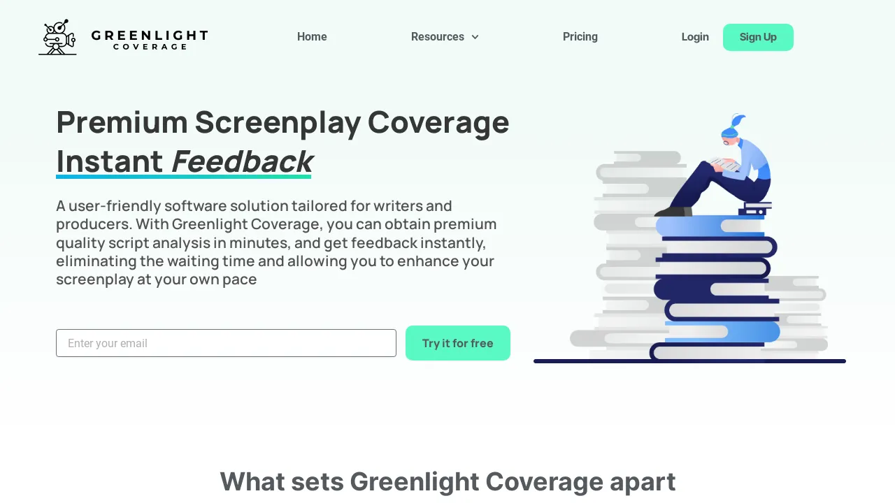 Get Premium Screenplay Coverage and receive Instant Feedback screenshot