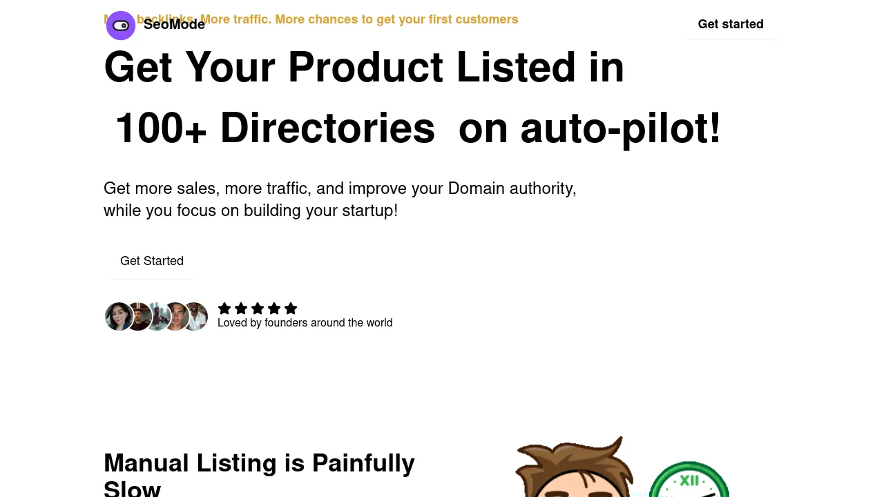 Get Your Product Listed in 100+ Directories on auto-pilot! screenshot
