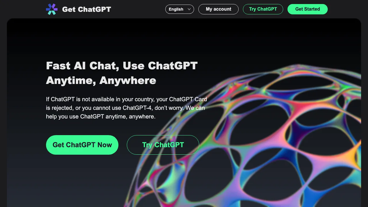 GetChatGPT screenshot