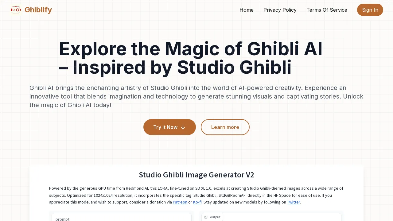 Ghiblify (AI Ghibli Art) screenshot