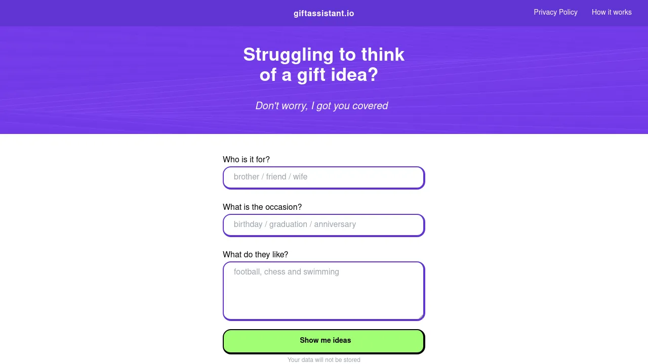 Giftassistant