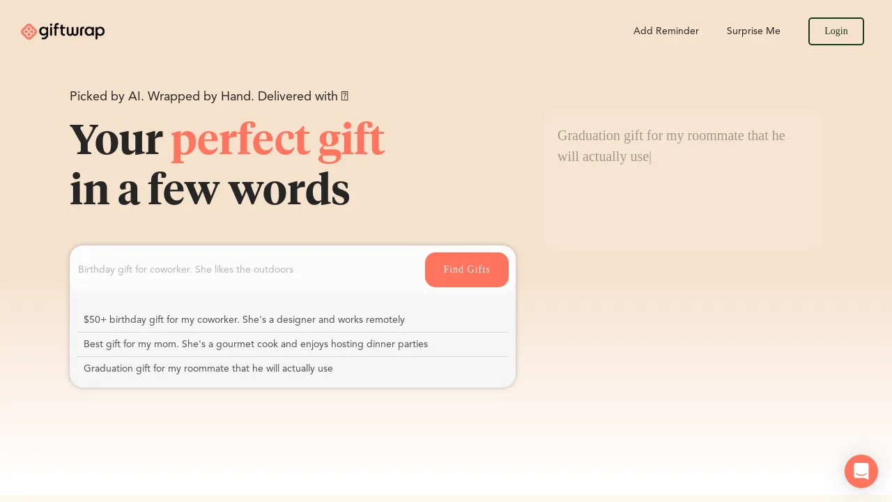 Giftwrap screenshot