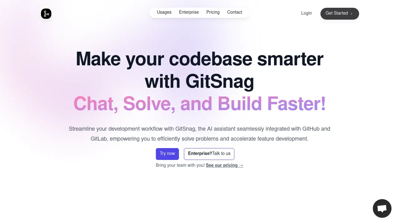 Gitsnag screenshot