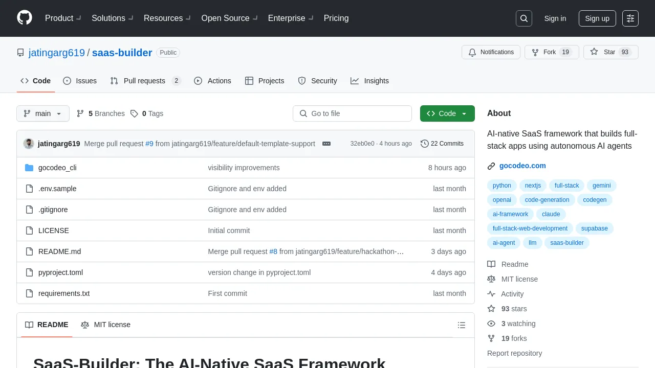 GoCodeo Saas-Builder