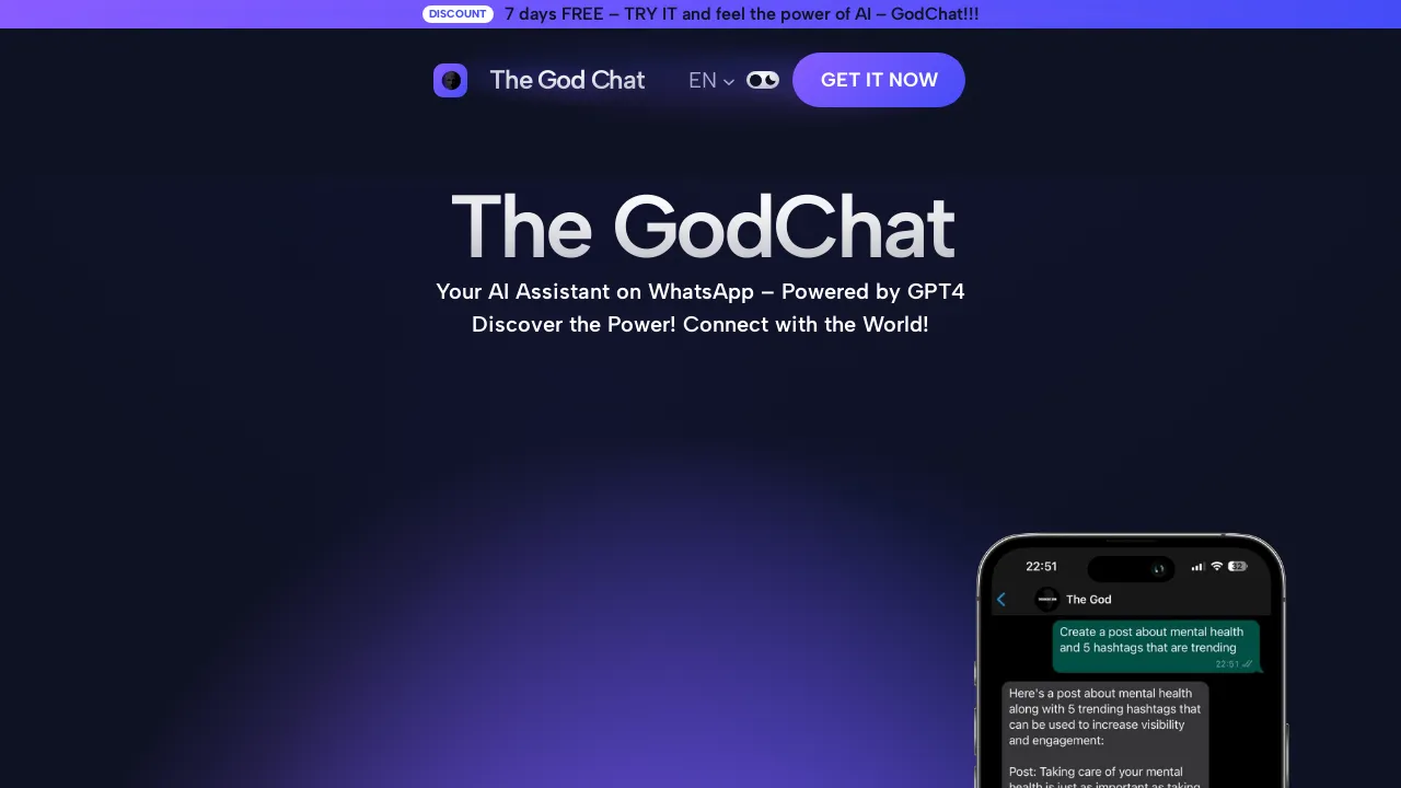 GodChat screenshot