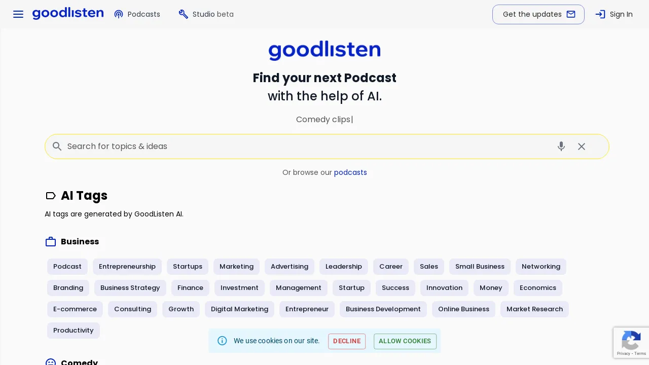 GoodListen screenshot