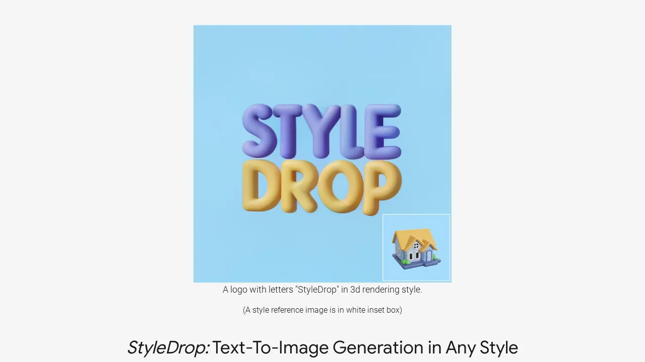 Google’s StyleDrop screenshot