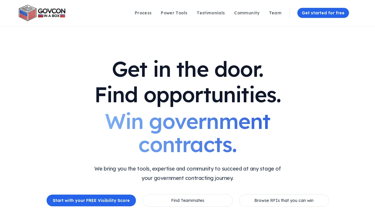 GovCon in a Box