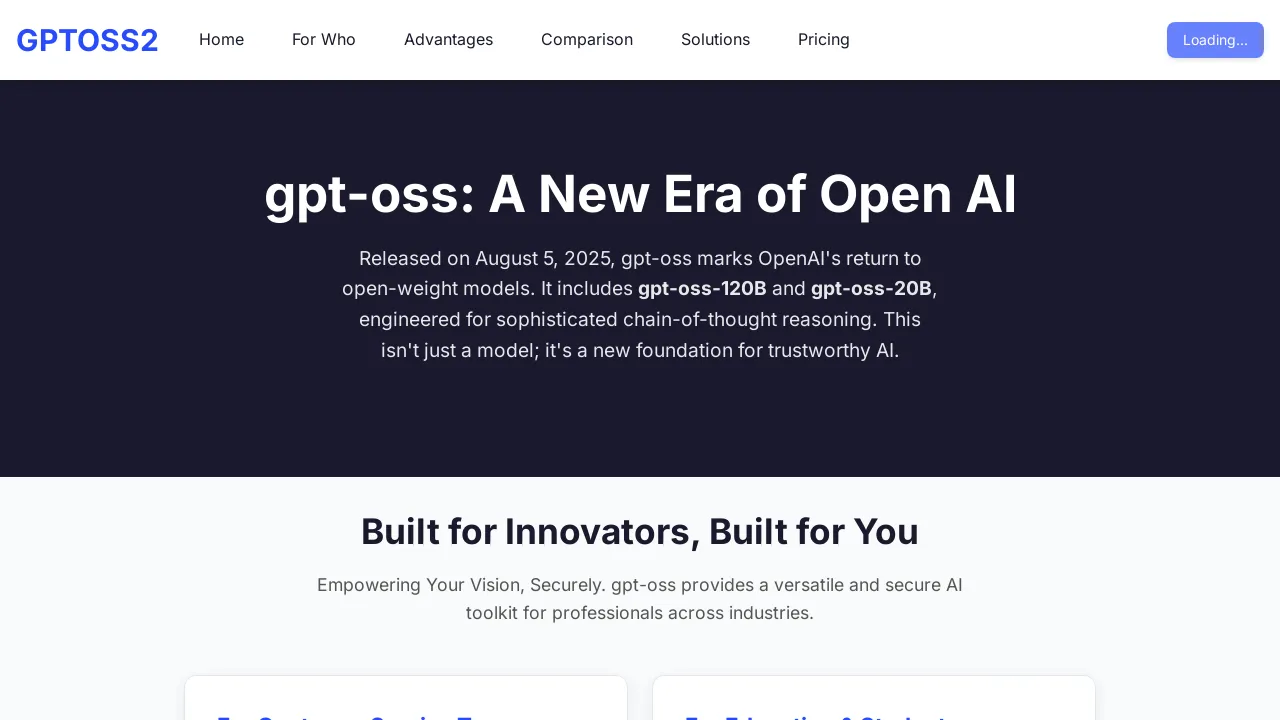 Gptoss Reasoner screenshot