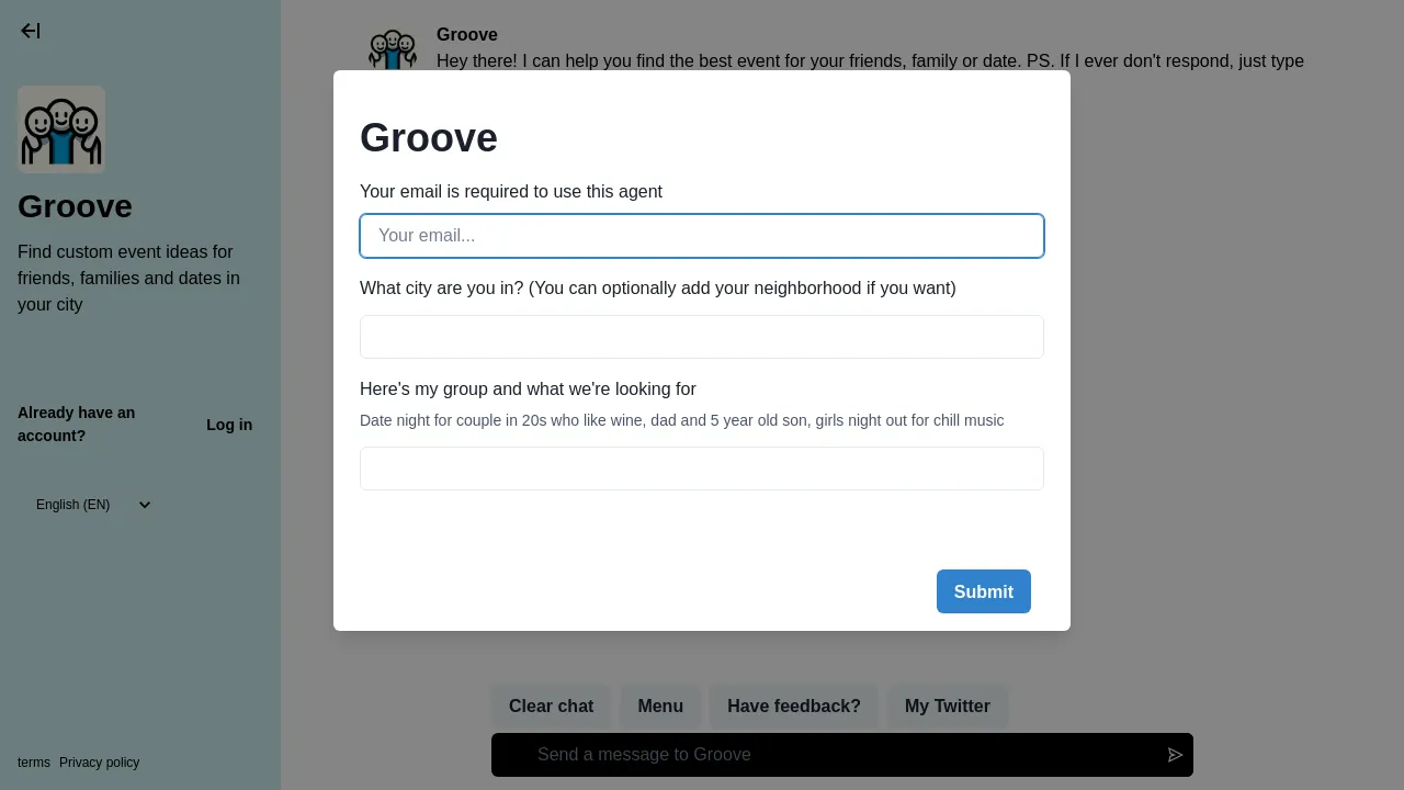 Groove screenshot