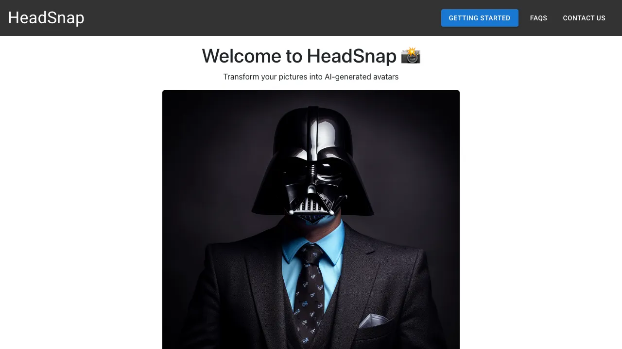 HeadSnap screenshot