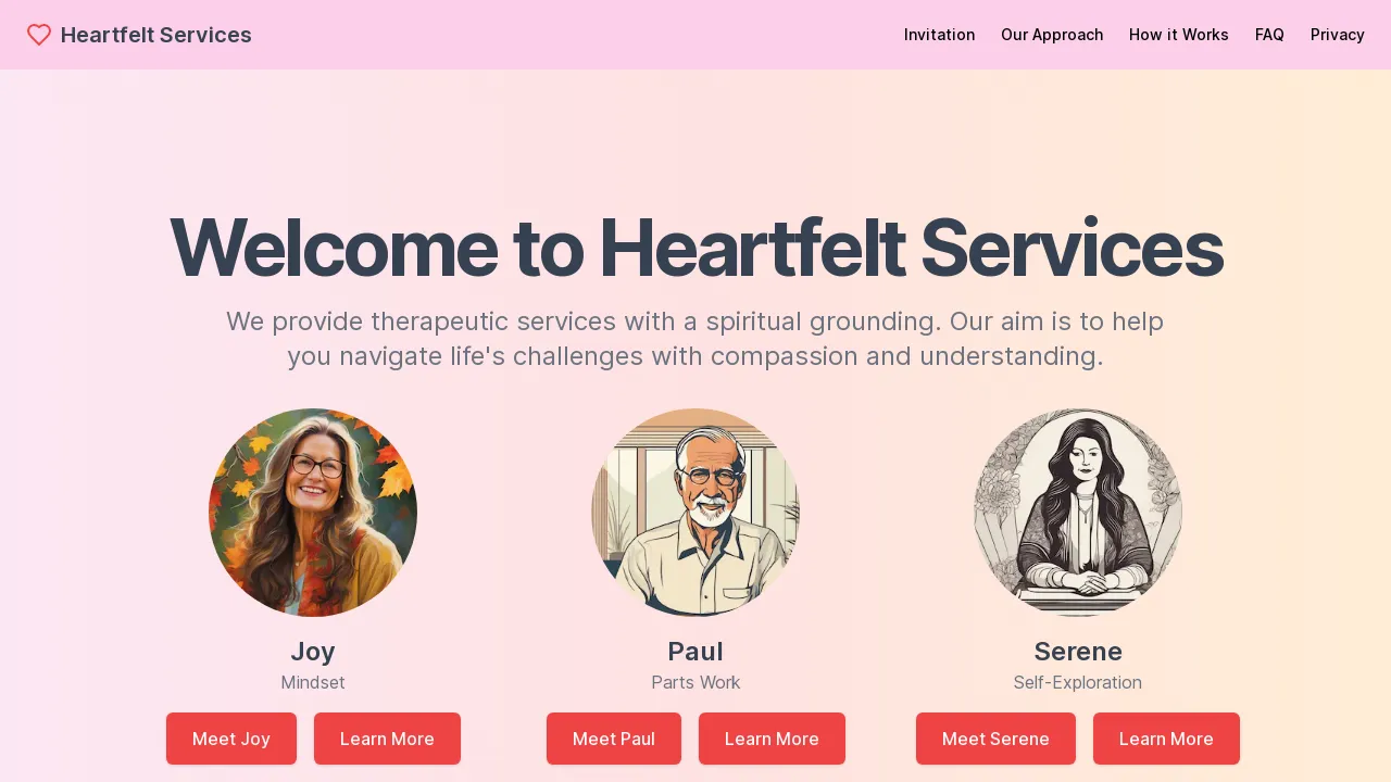 Heartfelt Services screenshot