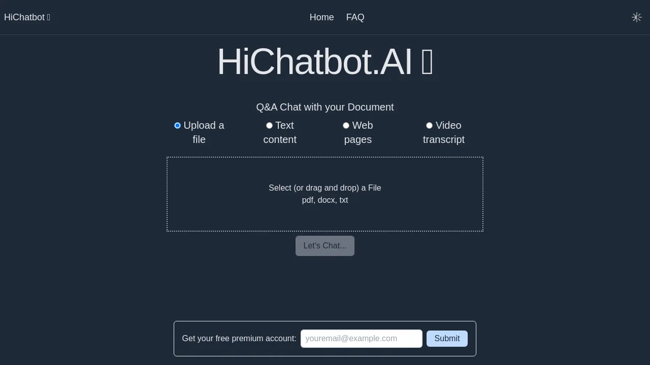 HiChatbot screenshot