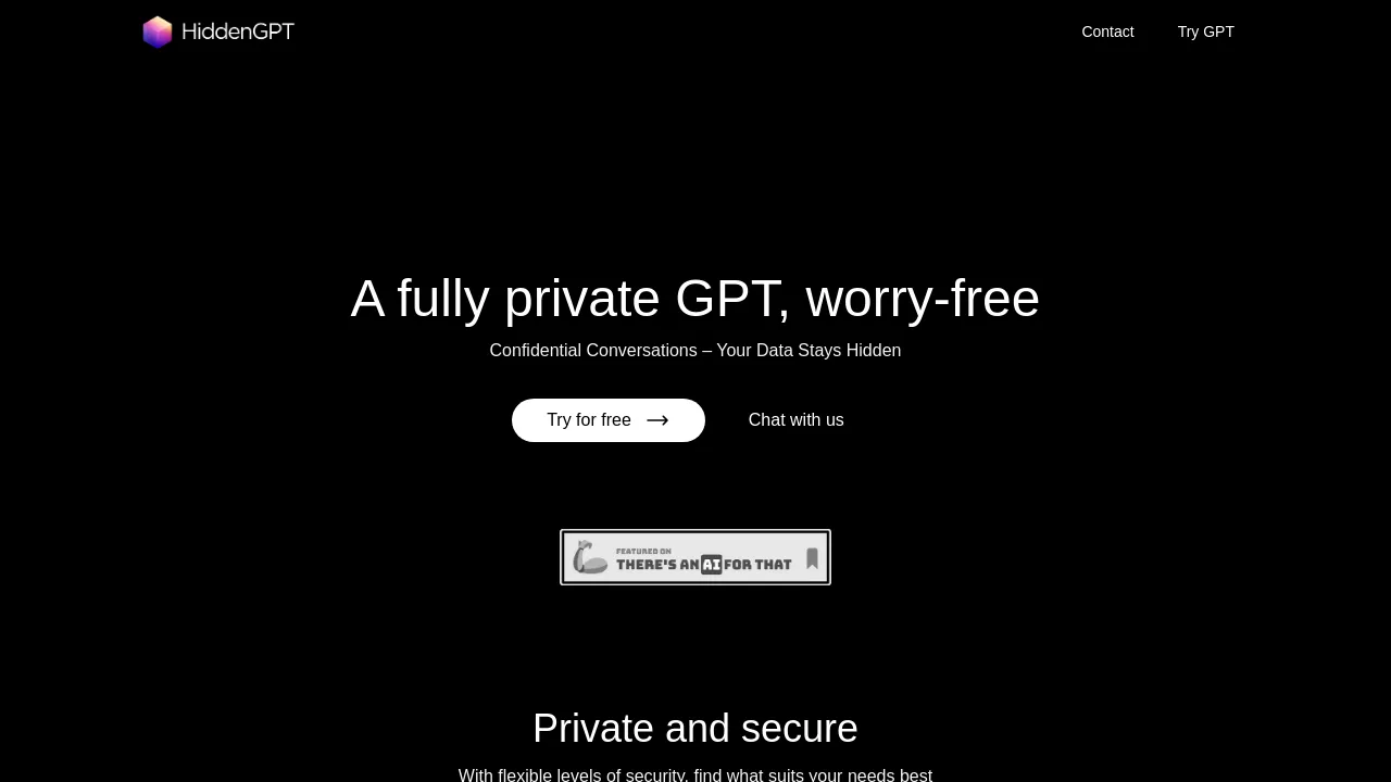 HiddenGPT screenshot