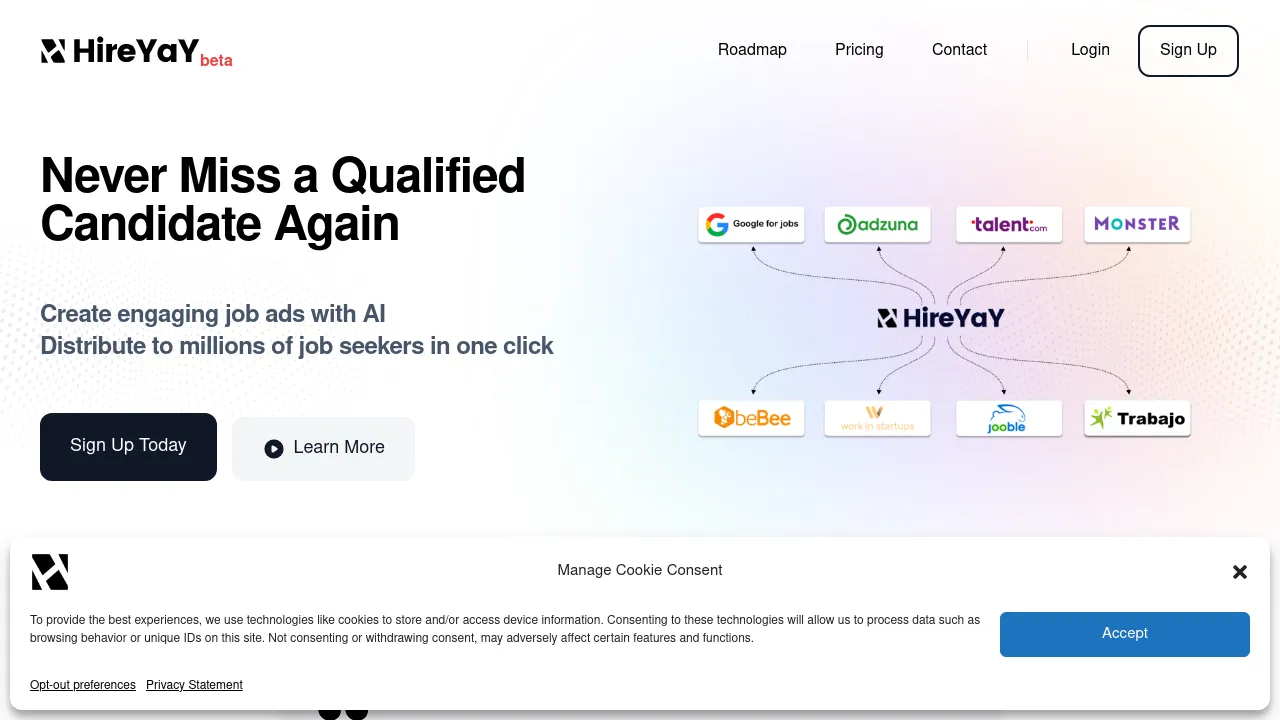 HireYaY screenshot