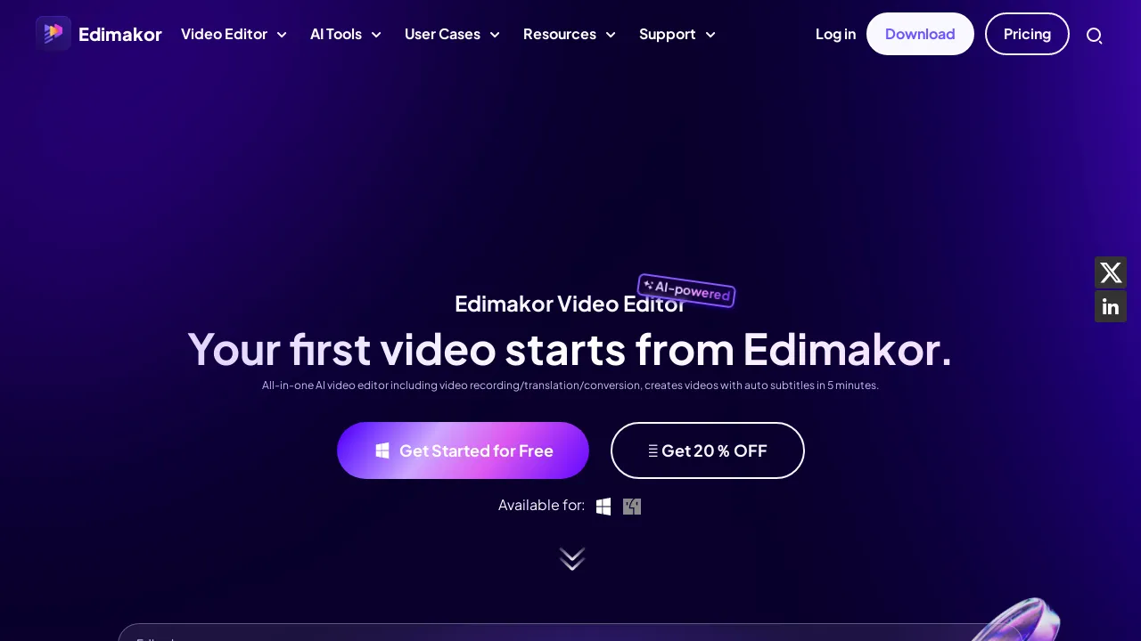 HitPaw Edimakor  video editing software