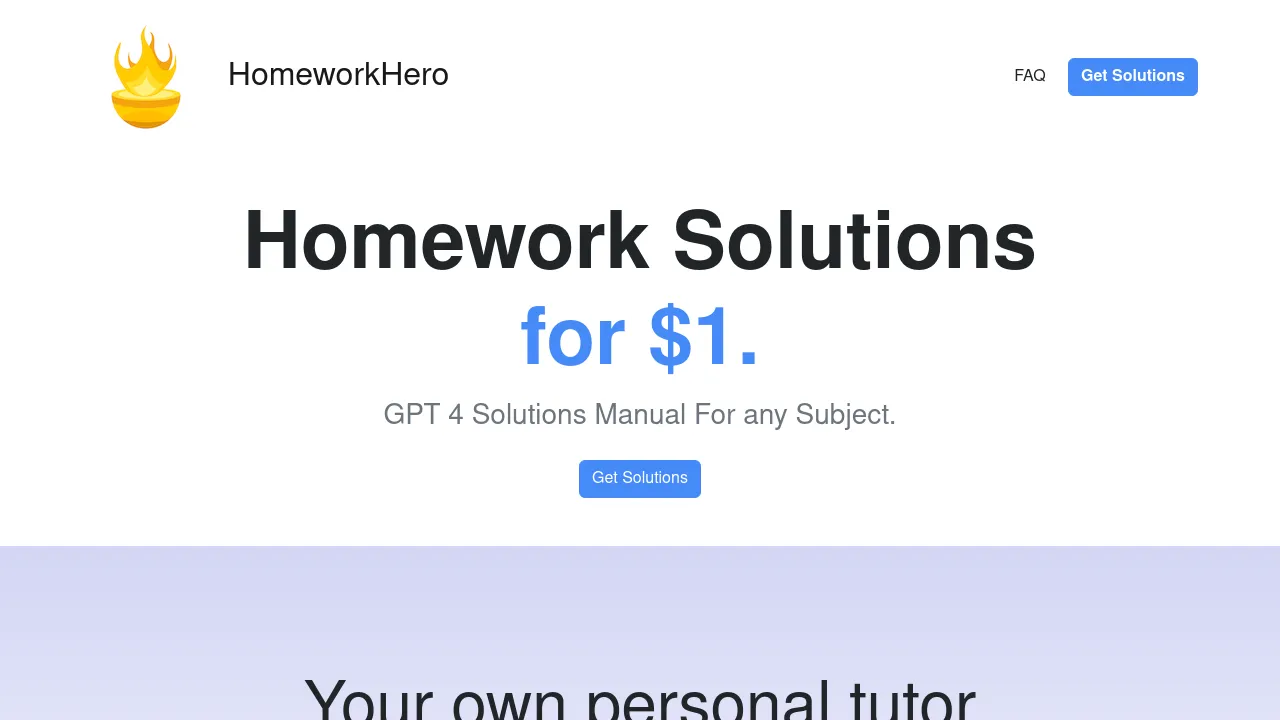 Homework Hero screenshot