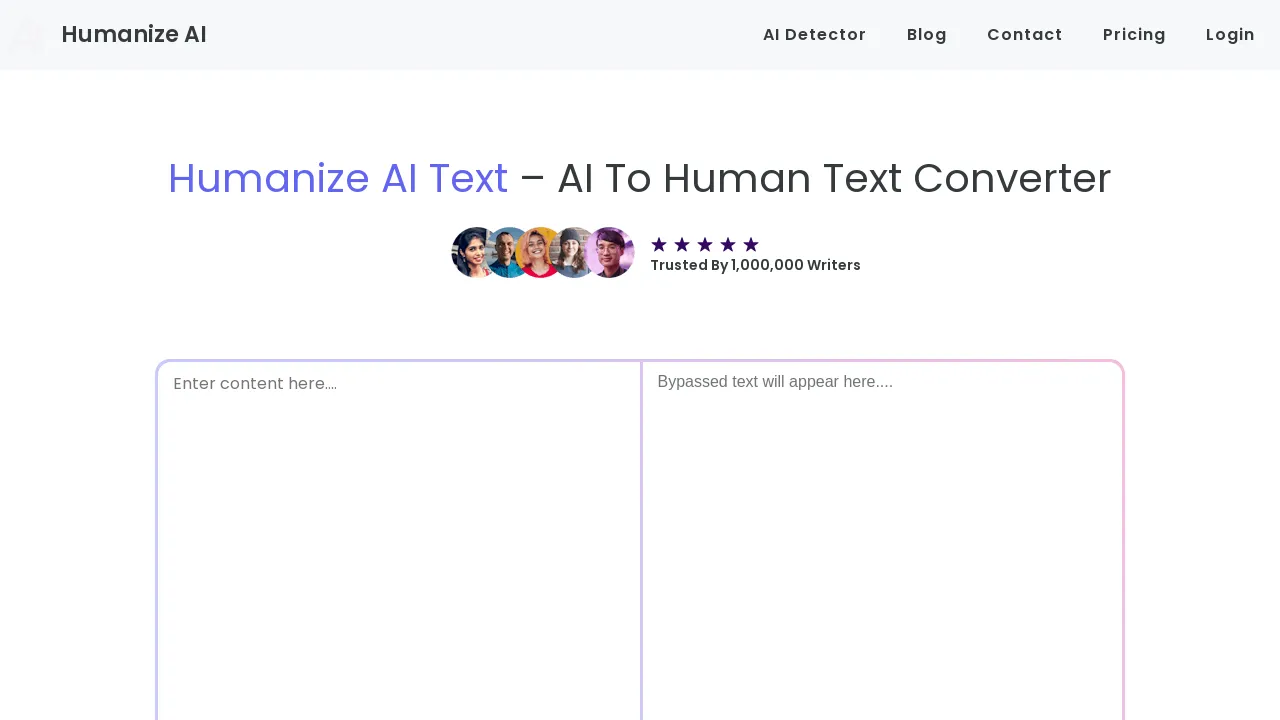 Humanize AI Text – AI to Human Text Converter
