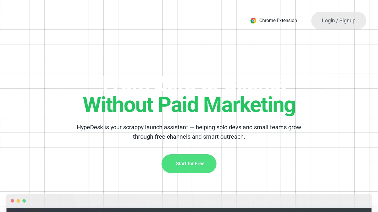 HypeDesk: AI-Powered Marketing Hub for Startups with Zero Budget - Promote Your Project in 400+ Places