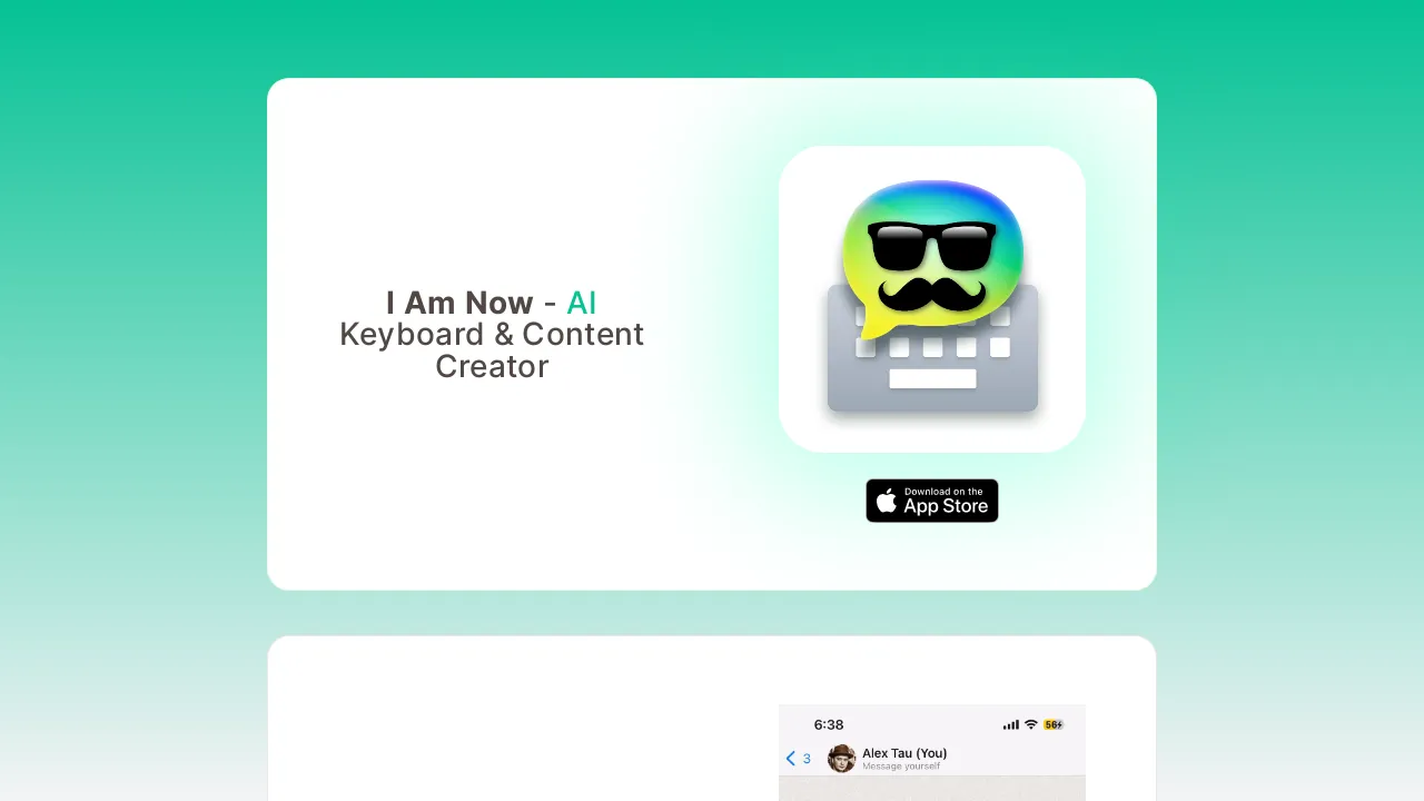 Iamnow screenshot