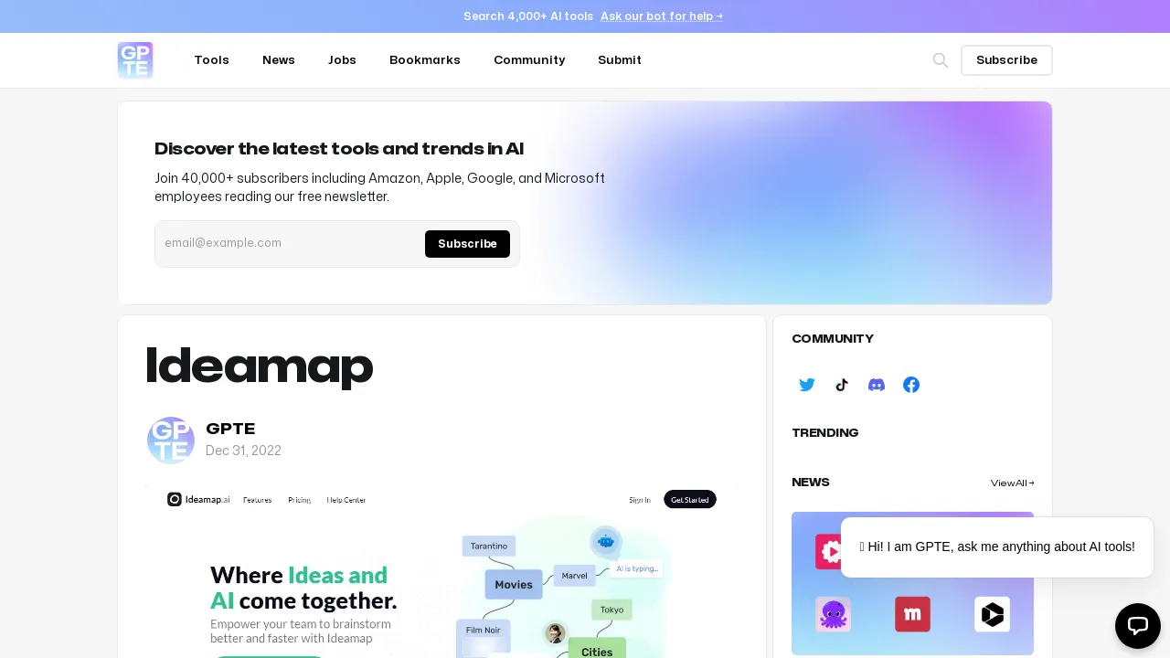 Ideamap screenshot