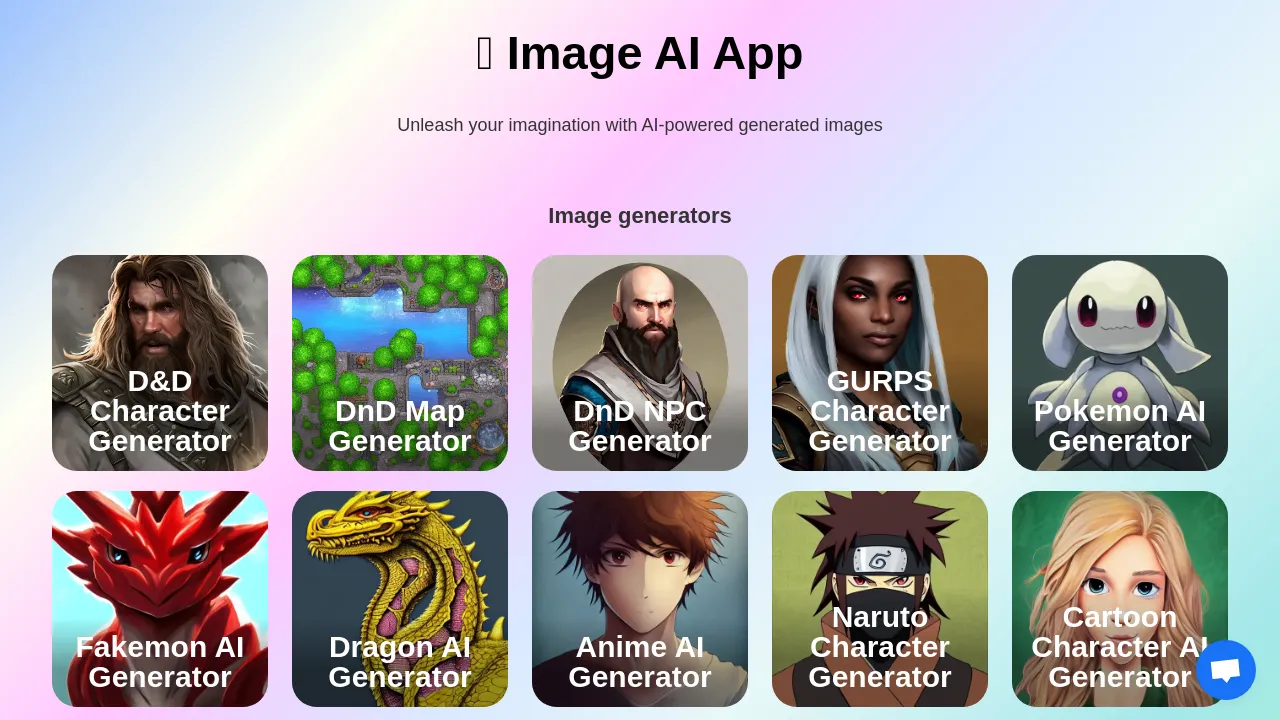 Image AI App screenshot