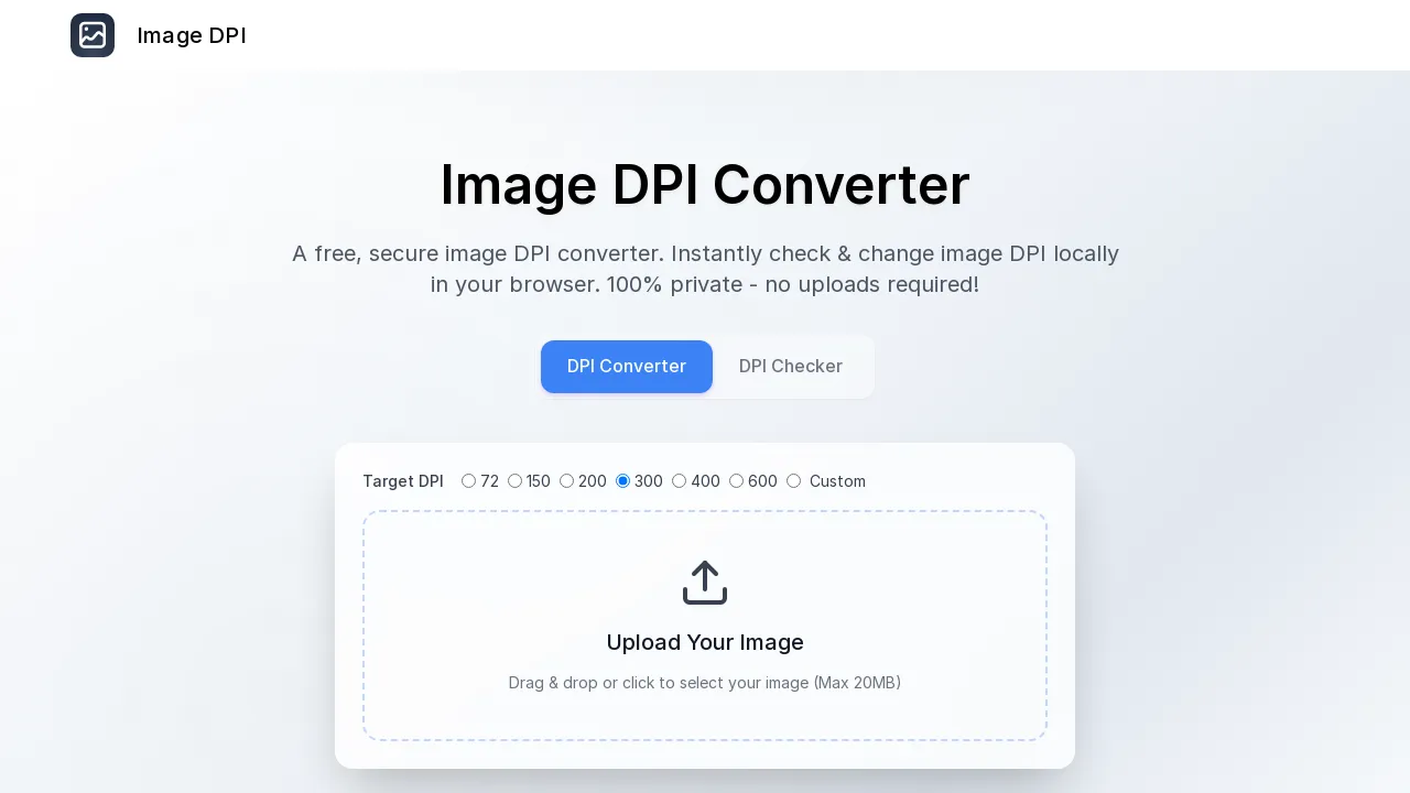 Image DPI Converter