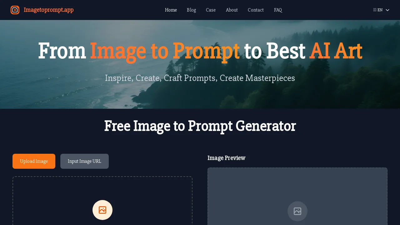 Image to Prompt Generator - Free AI Image Prompt Creator