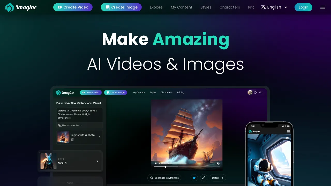 Imagineapp screenshot