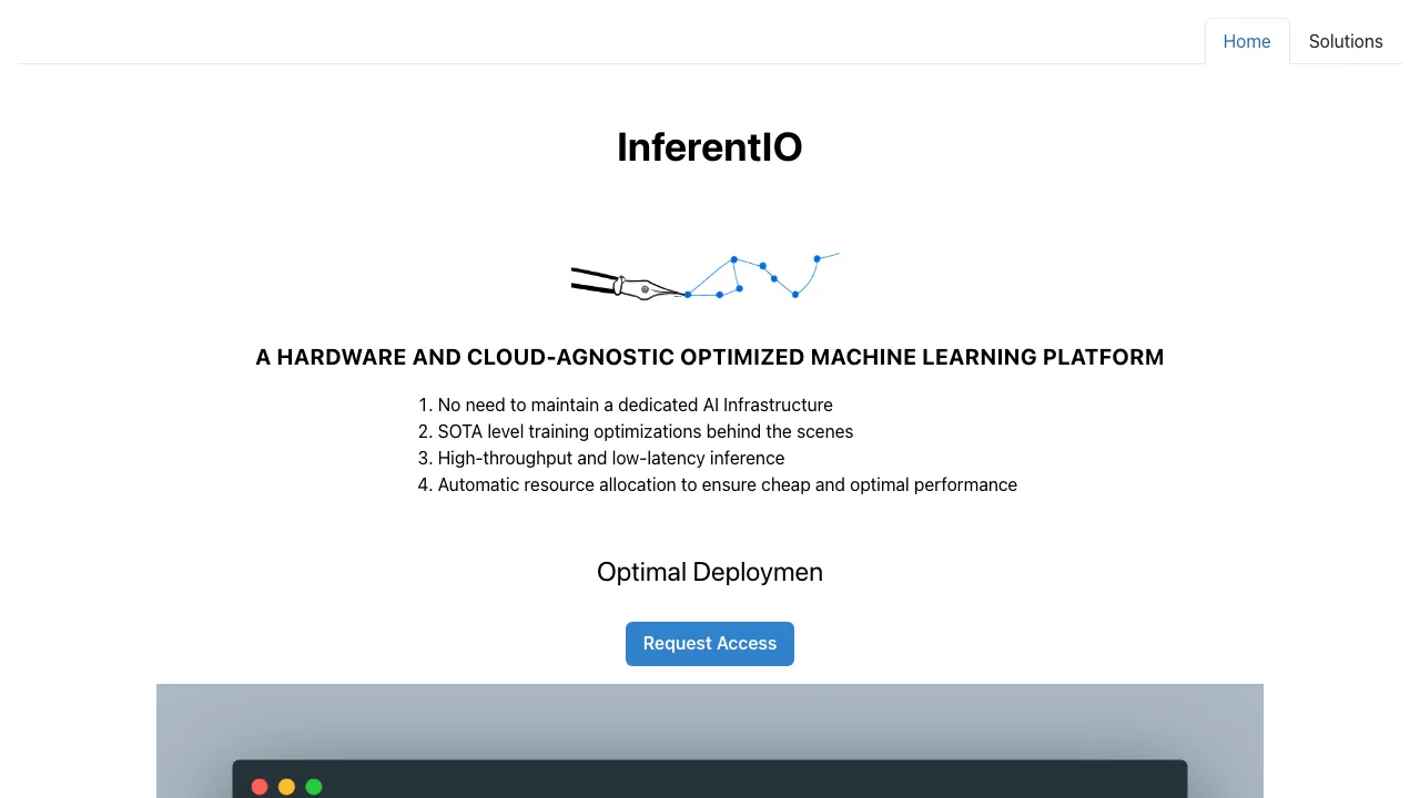 Inferent screenshot