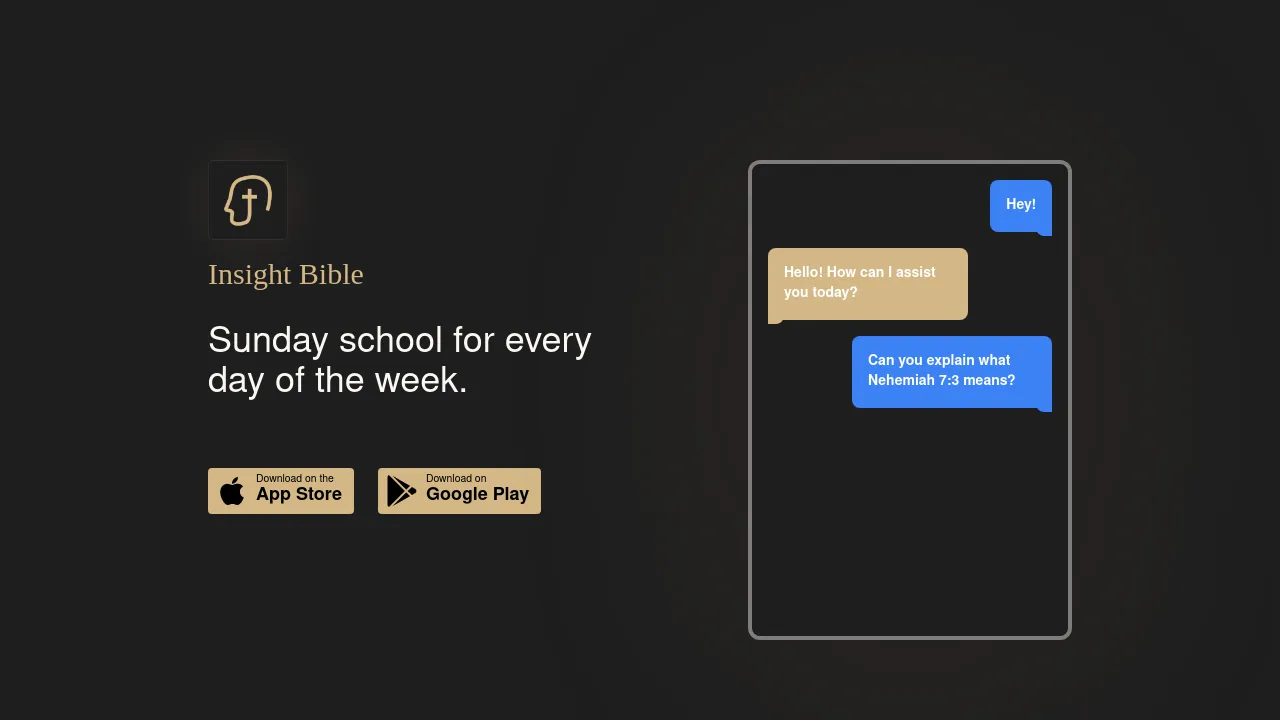 Insight Bible screenshot