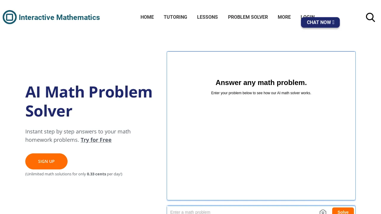Interactive Mathematics screenshot