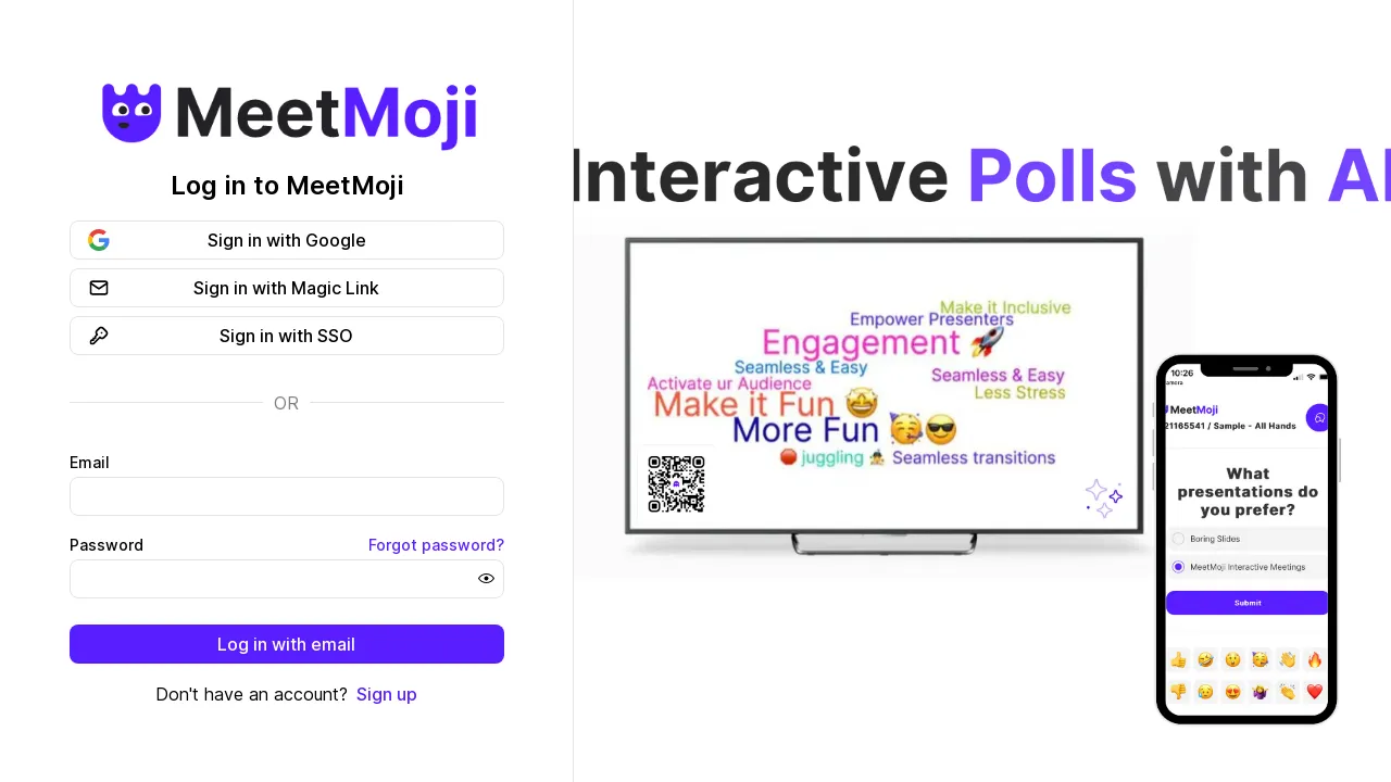 InteractivePolls.ai - MeetMoji screenshot