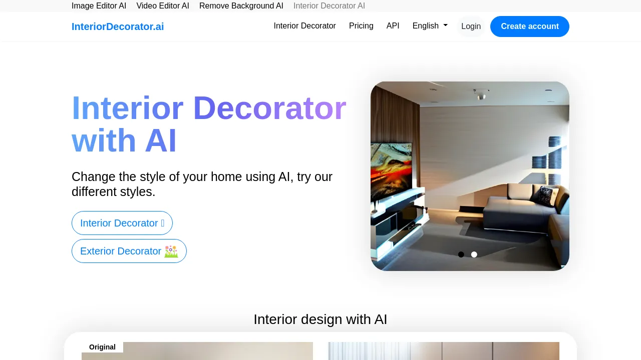 Interior Decorator AI screenshot