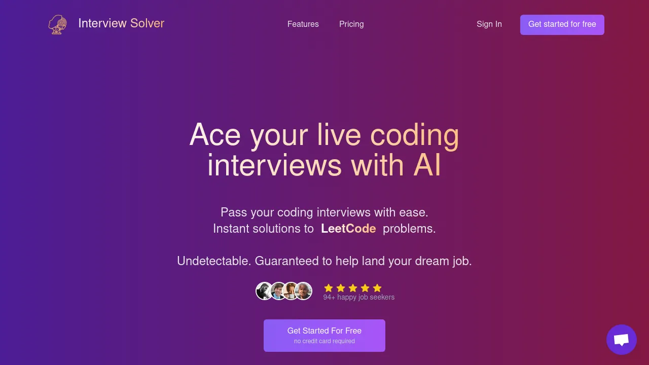 Interview Solver AI screenshot