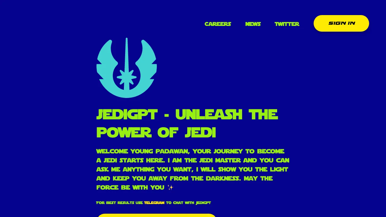 Jedi GPT screenshot