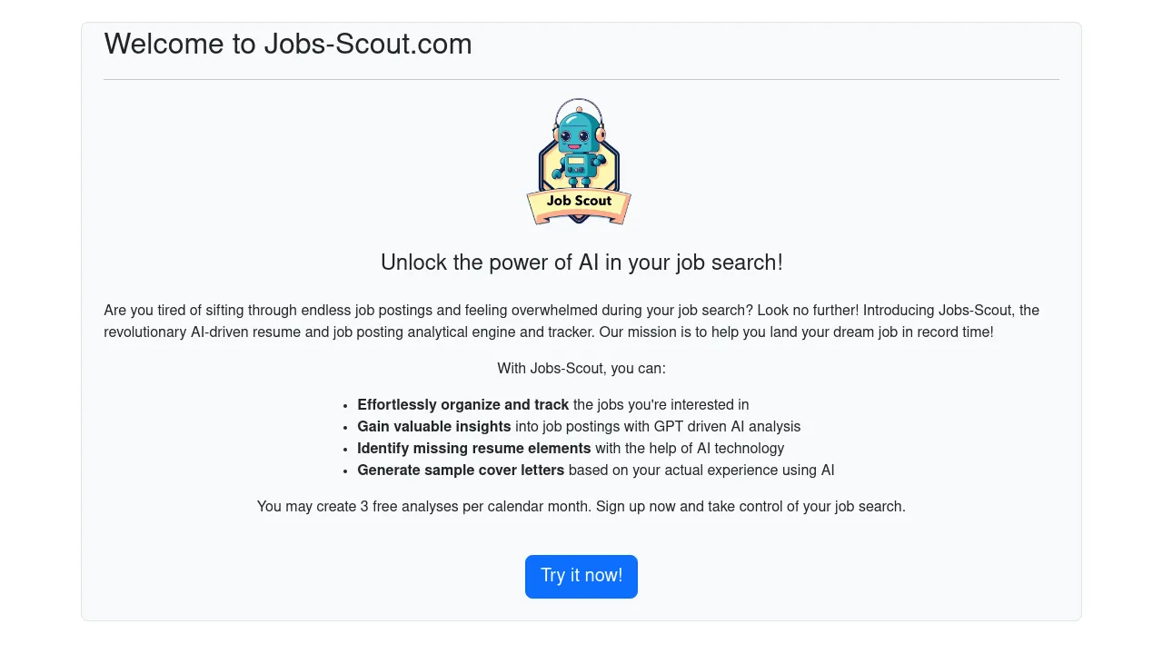 Jobs Scout screenshot