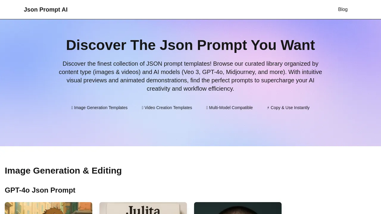 Json Prompt AI