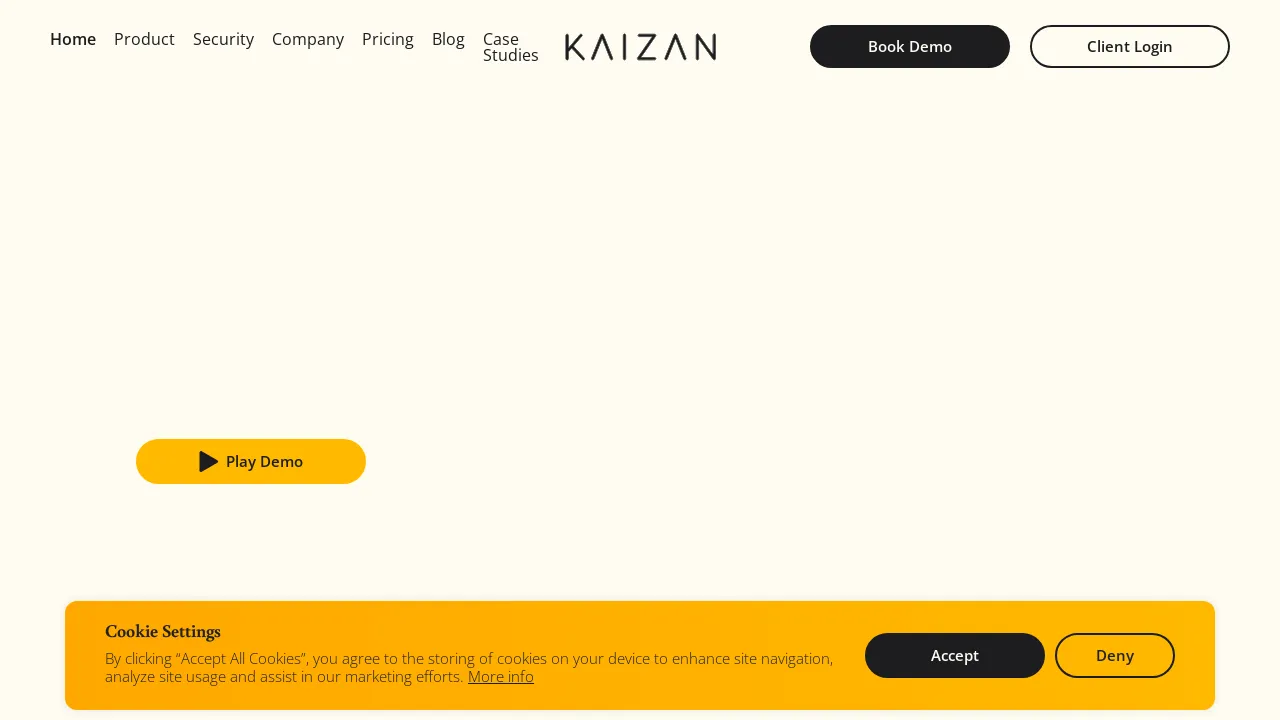 Kaizan AI screenshot