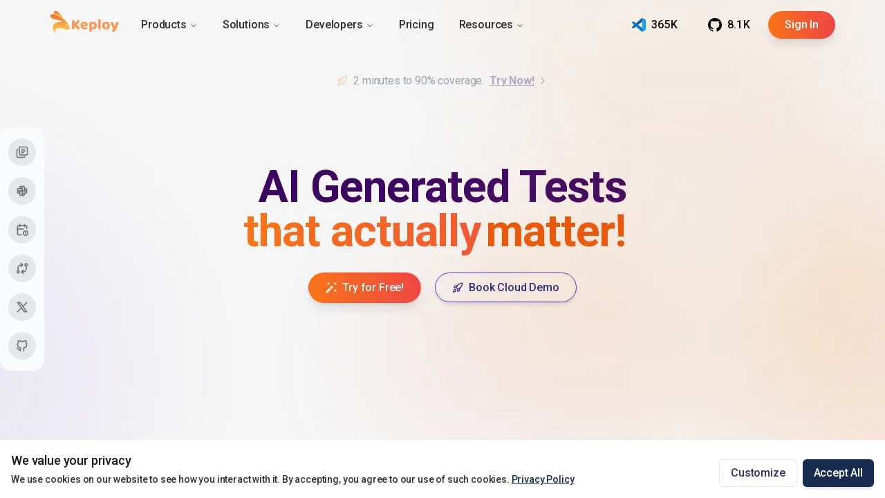 Keploy – AI-Powered Test Case Generation & Mocking Tool screenshot