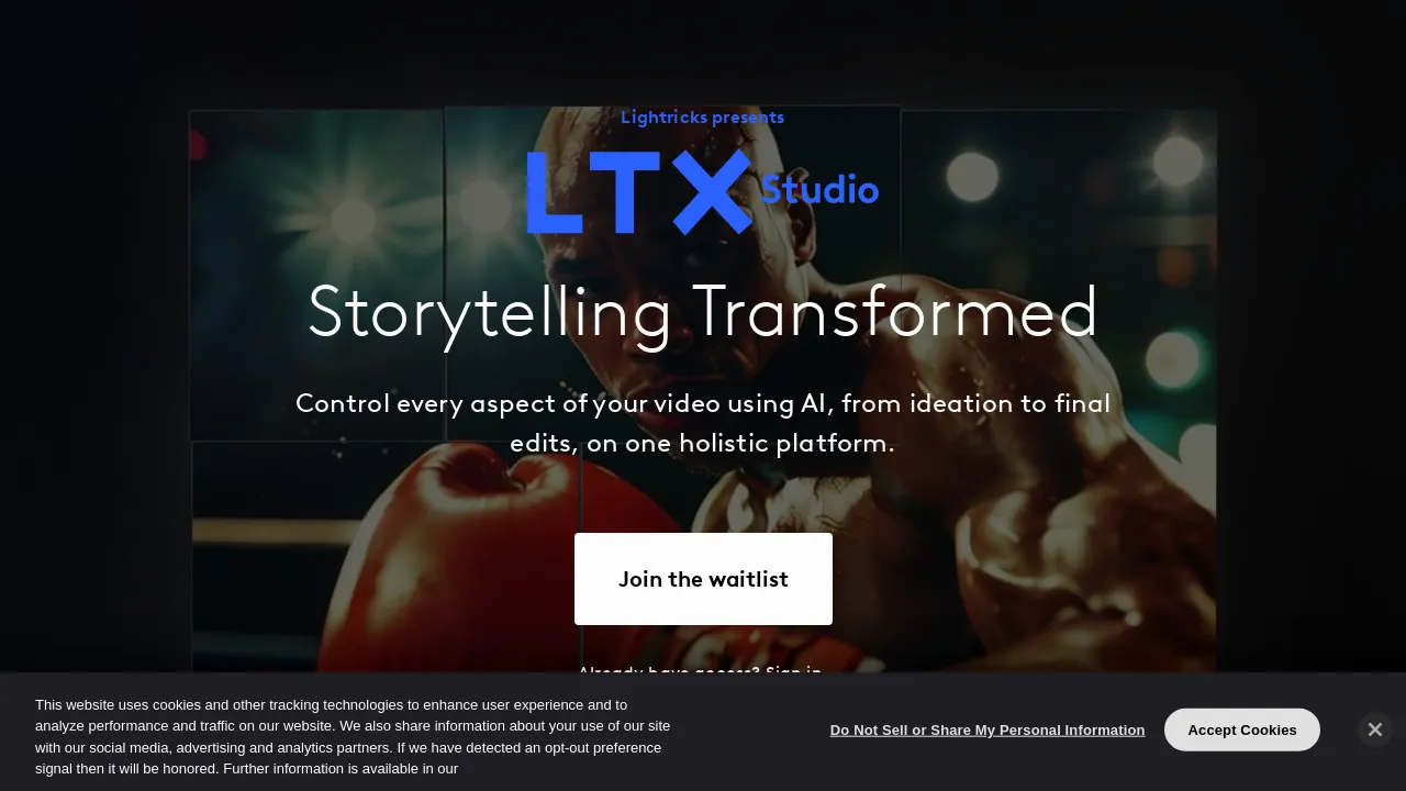 LTX Studio screenshot
