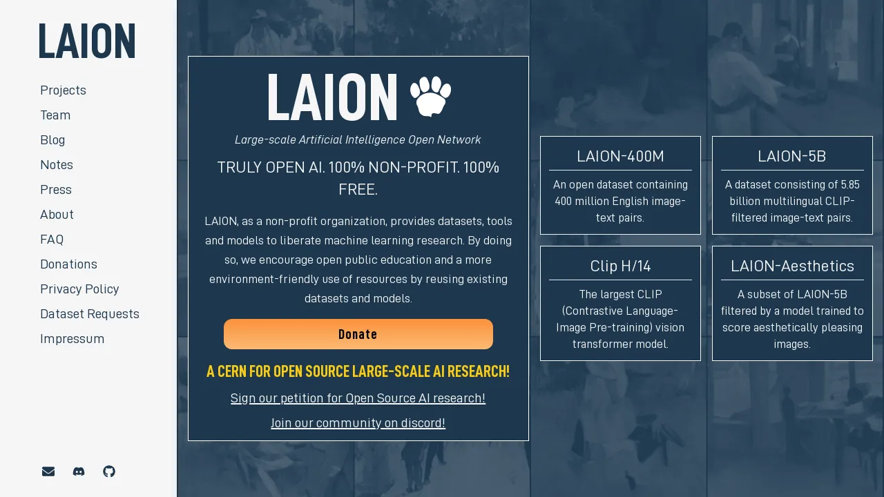 Laion screenshot