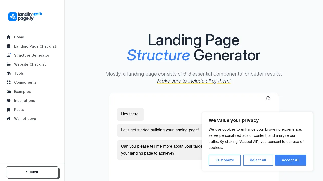 LandingPage.fyi