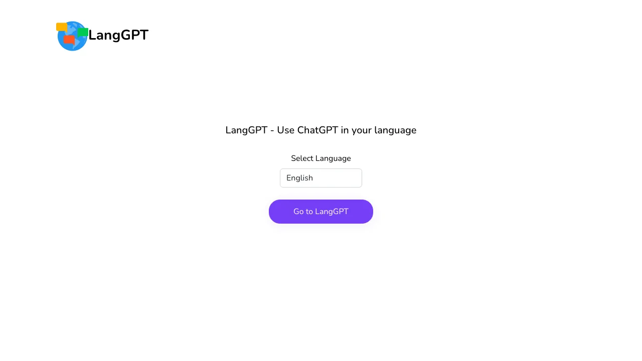 LangGPT screenshot