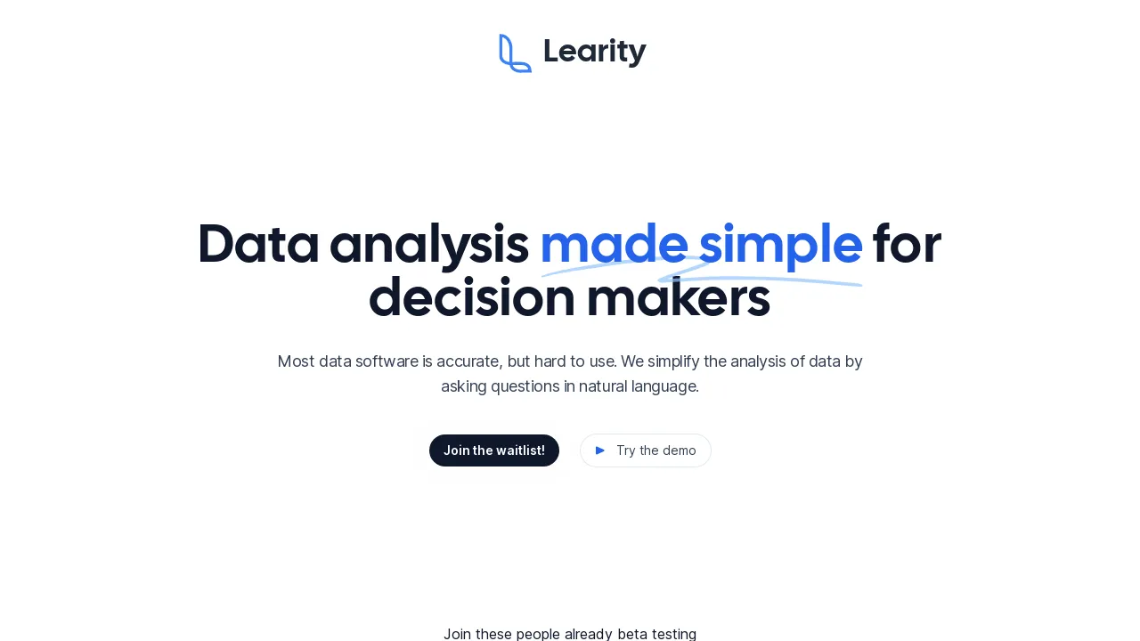 Learity screenshot