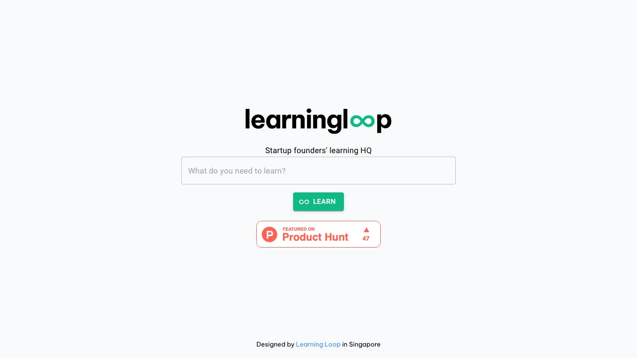 Learningloop screenshot