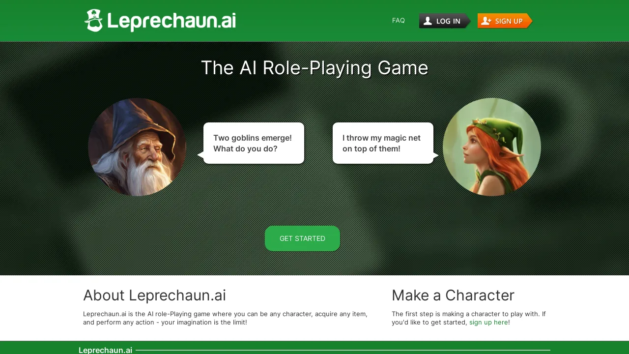 Leprechaun AI screenshot